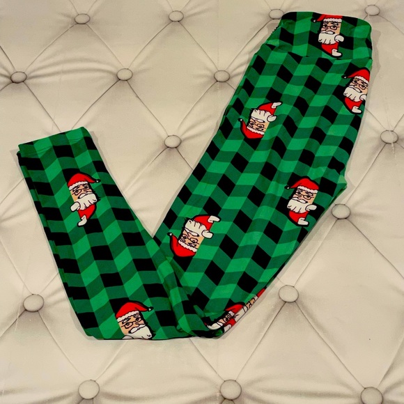 Lularoe one size Christmas leggings new